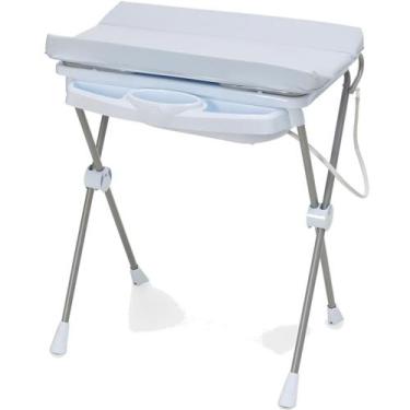 Imagem de Banheira de Bebe com Trocador Galzerano Classic Plastica Blue