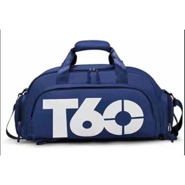 Imagem de Bolsa Mala Esportiva Mochila Costa Transversal Fitness Treino Futebol Academia impermeável (azul marinho)