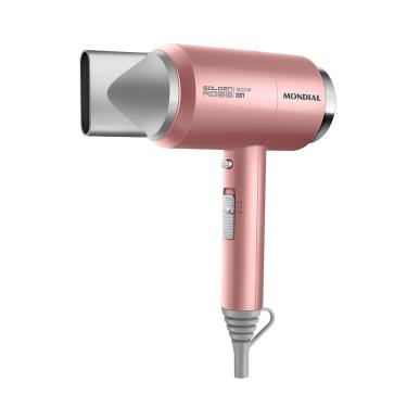 Imagem de Secador De Cabelos Compact Turbo Mondial Golden Rose Sc-38-gr Sec. Cabelo Sc-38-gr 220v/60hz