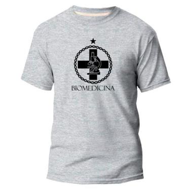 Imagem de Camiseta Algodão Premium Estampa Dtf Faculdade Biomedicina - Pavesi, C