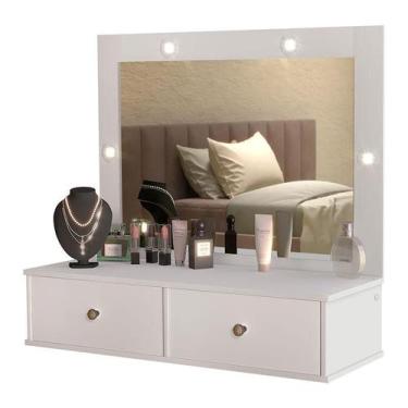 Imagem de Penteadeira Suspensa Isis Branco  Luapa Móveis