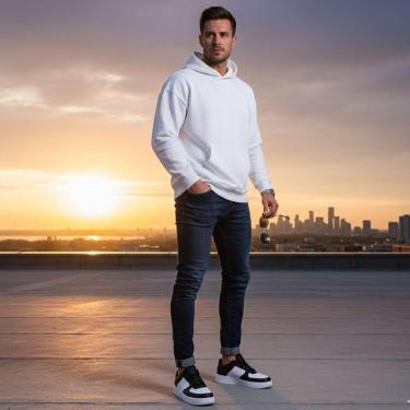 Imagem de Tênis Sneakers Feminino e Masculino Moda Blogueira Social Casual Skate Lindo e Confortável-Unissex