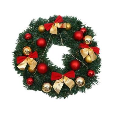Imagem de Guirlanda De Natal De 30CM Para Decoração De Porta E Janela, Ornamento