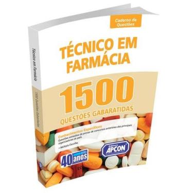 Imagem de Livro 1500 Questões Técnico em Farmácia - APCON