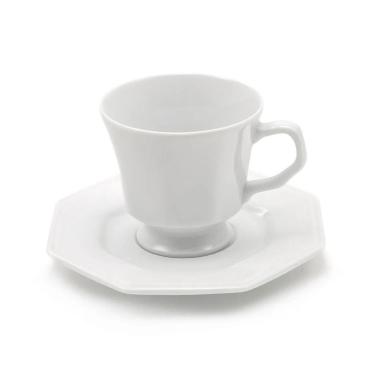 Imagem de Xicara Chá Com Pires 200ml Prisma Porcelana Schmidt