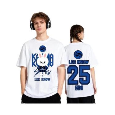 Imagem de Camiseta Casual Oversized Com Estampa De Desenho Animado KPOP KARMA HY