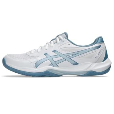 Imagem de ASICS Tênis de vôlei masculino Gel-Rocket 12, Branco/Cinza frio, 10 Wide