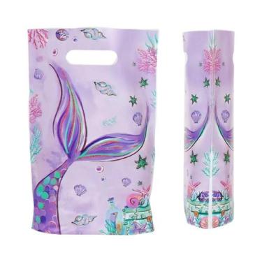 Imagem de Decoração De Festa De Aniversário Da Pequena Sereia Para Meninas, Supo