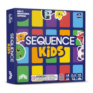 Imagem de Jogo De Tabuleiro Sequence Kids 44 Cartas - Copag 34736