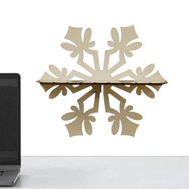 Imagem de Prateleiras flutuantes – Prateleira decorativa de de de neve, prateleira oca decorativa | para cozinha, berçário, escritório, banheiro, dormitório, planta, garagem, lavanderia, armário