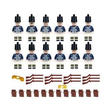 Imagem de Brinquedos De Blocos De Montar Em Forma De Bonecos Humanoides Miniatur