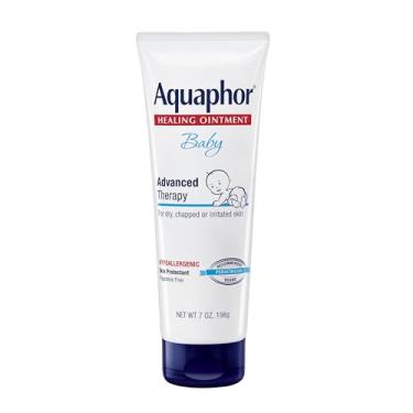 Imagem de Aquaphor Baby Healing Ointment Advanced Therapy Skin Protectant, Dry Skin and Diaper Rash Ointment, 7 Oz Tube