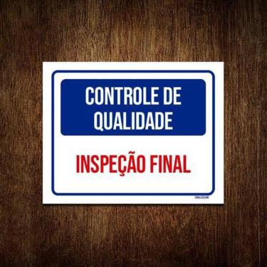 Imagem de Kit 10 Placas Controle De Qualidade Inspeção Final