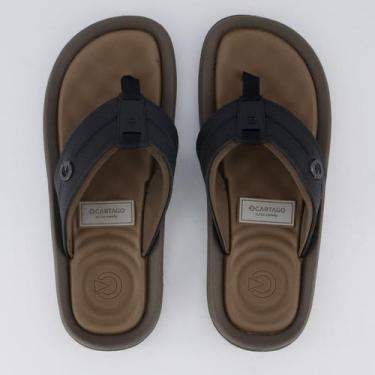 Imagem de Chinelo Cartago Fiji VI Marrom e Preto, 40