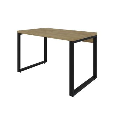 Imagem de Mesa Operacional 120x70x75cm Yon Vermont Oak-est.preta Vermont Oak-est.preta