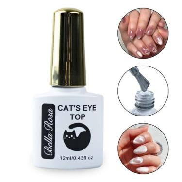 Imagem de Top Coat Olho de Gato Magnético Soak-Off LED/UV Bella Rosa