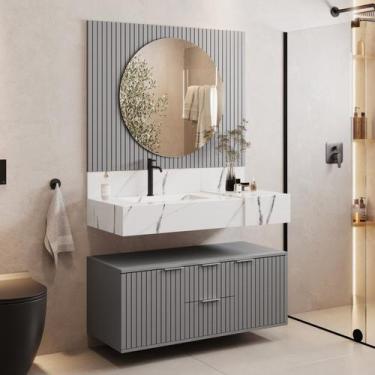 Imagem de Armário para Banheiro Suspenso Ripy 100cm - Bumi