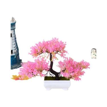 Imagem de Planta Artificial De Bonsai Para Decoração De Casa, Quarto, Mesa De Ja