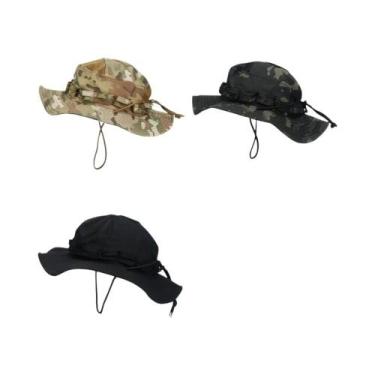 Imagem de Chapéu Camo Bucket Masculino Respirável Com Proteção Solar E À Prova D