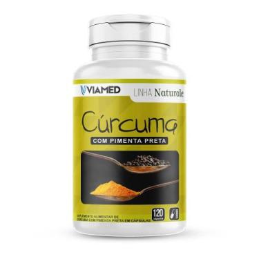 Imagem de Açafrão da Terra Cúrcuman com Pimenta Preta 500mg 120cps Original Hion