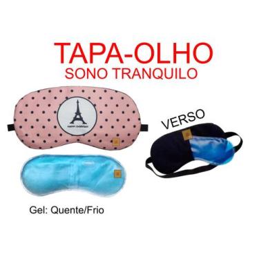 Imagem de Máscara Tapa Olho Com Gel Para Dormir Viagem Relaxante - LW Gifts, Bol