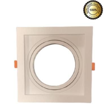 Imagem de Spot Embutir Quadrado Recuada P/ Ar111 Direcionável Opus LED - OPUSLED