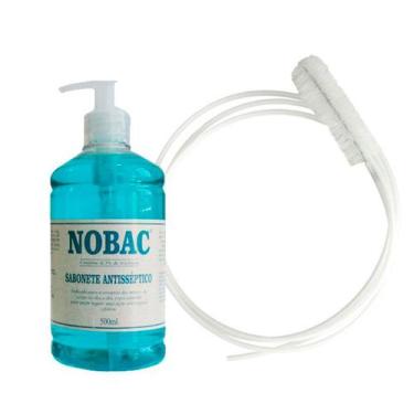 Imagem de Kit Limpeza CPAP - Sabonete Nobac + Escova de Limpeza de traquéia