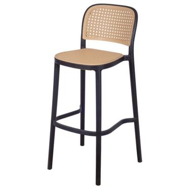 Imagem de Banqueta Alta Amis Polipropileno Preto