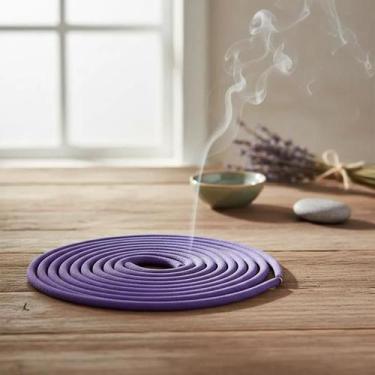 Imagem de Kit 5 Un Incenso Espiral Lavanda Aromático Queima Lenta - Topmixshop