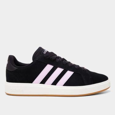 Imagem de Tênis Adidas Grand Court Base Alpha Feminino, Preto, 38