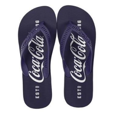 Imagem de Chinelo Adulto Masculino Coca Cola Detalhe Correia CC1315-Masculino