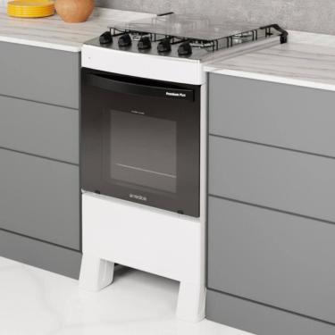 Imagem de Fogão 4 Bocas a Gás com Tampa Bivolt Premium Plus Realce CR227