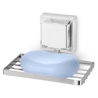 Imagem de Porta Saboneteira Banheiro Suporte Parede Banheiro Lavabo Porta Sabone