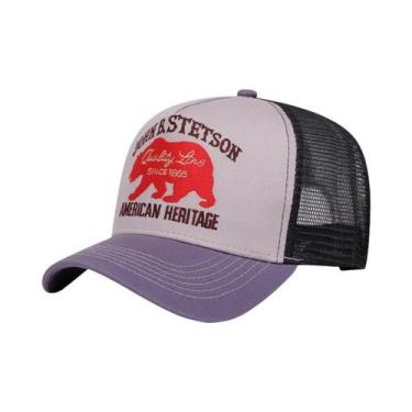 Imagem de Boné De Beisebol Em Malha Red Bear, Respirável, Para Esportes Ao Ar Li