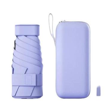 Imagem de Guarda-chuva De Sol E Chuva Dobrável Mini UPF50+ Com Proteção Ultravio