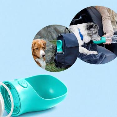Imagem de Bebedouro Portátil Para Cachorro Garrafa Pet Para Caminhada Em Estoque