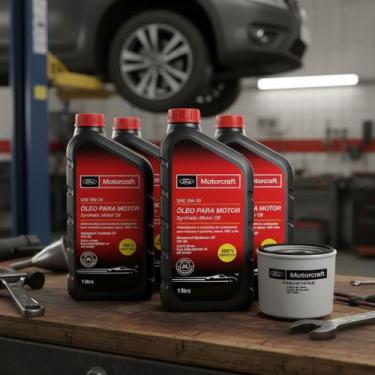Imagem de Kit Troca De Óleo 5w30 E Filtro Ford Ecosport 2014 A 2022