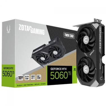 Imagem de Placa de Vídeo Zotac Gaming NVIDIA GeForce RTX 5060 Ti Twin Edge, 16GB