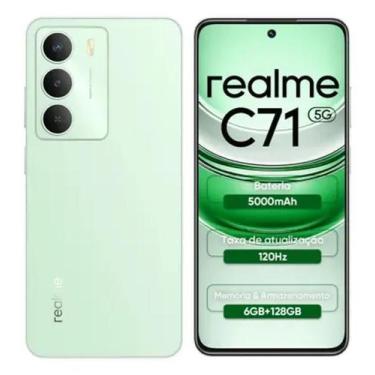 Imagem de Smartphone Realme C71 5G 128GB de Armazenamento 6GB RAM Dual SIM Câmer