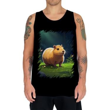 Imagem de Camiseta Regata Capivara do Bem Animalzinho 9 - Kasubeck Store®, XG
