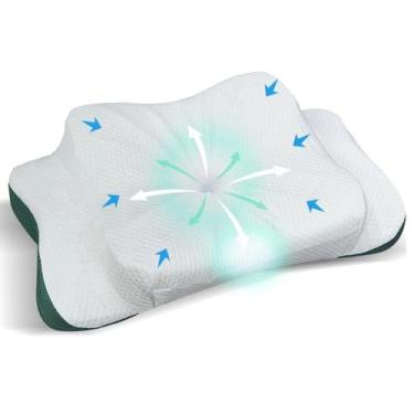 Imagem de Travesseiro Cervical Terapêutico Butterfly Riotto Alto 14 Cm Nasa - Vi