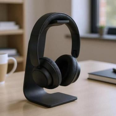 Imagem de Suporte Fone Ouvido Mesa SLIM Headset Gamer com e sem fio pc Universal