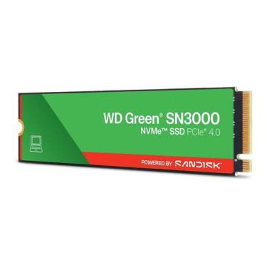 Imagem de Ssd 500gb wd green sn3000 m.2 2280 nvme pcie gen4 x4 wds500g4g0e-00cps