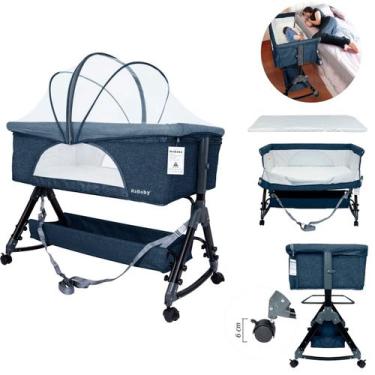 Imagem de Berço Co-bed c/ Ajuste Rápido Luna KaBaby Azul