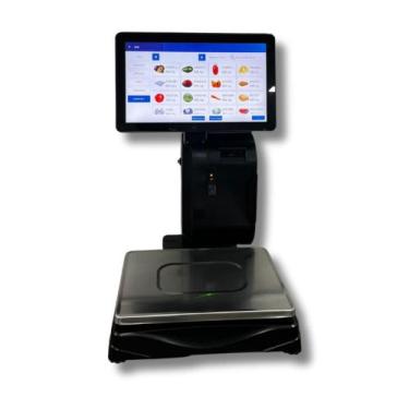 Imagem de Balança digital com IA 35 Kg x 10 g display touch LCD - Atena IA (110V