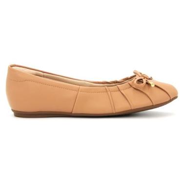 Imagem de Sapatilha Beira Rio Original Sapato Baixo Laço Feminino 535, 35, Nude