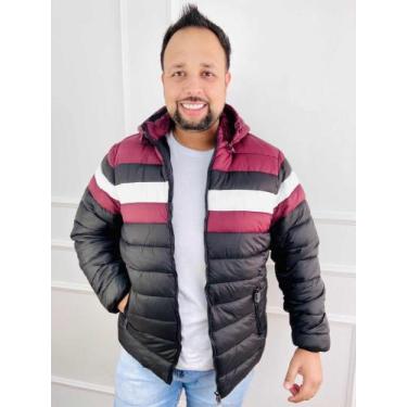 Imagem de Jaqueta Masculina Bobojaco Puffer Nylon Plus Size 560097 568024 - Delk