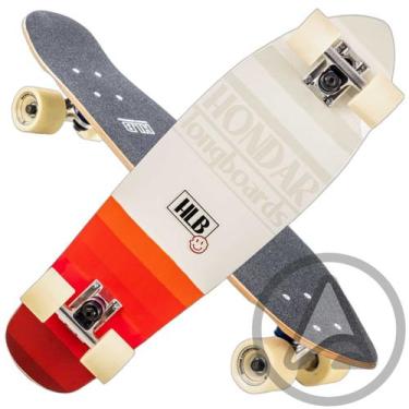 Imagem de Skate Cruiser HONDAR 27x8- PLAYBACK, Branco