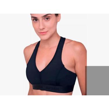Imagem de Top Authen Essential Flex Decote Em V - Leve, Anti-flacidez, Performan