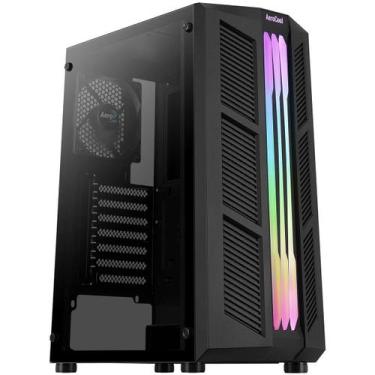 Imagem de Gabinete Gamer Aerocool Prime, ATX, RGB, 1x Cooler, Lateral em Vidro T